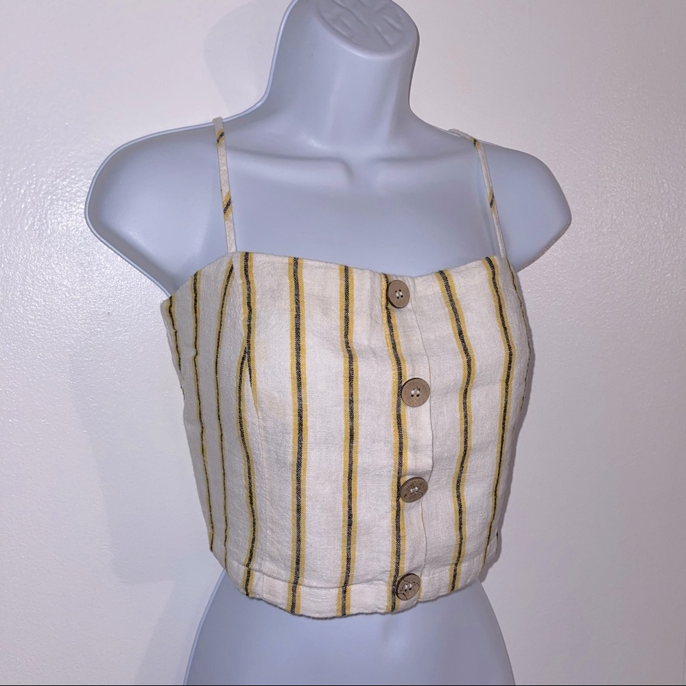 Crop Top with Unique Buttons